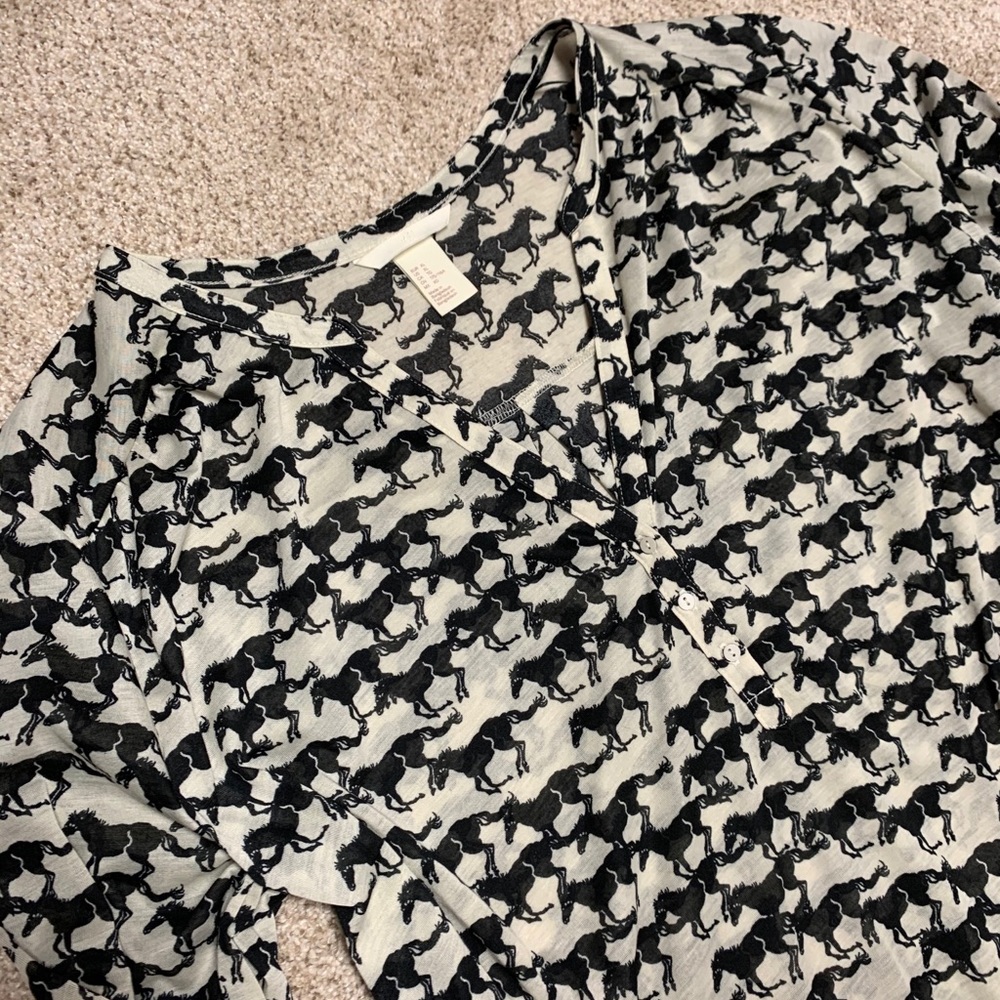 Women’s H&M Horse Shirt